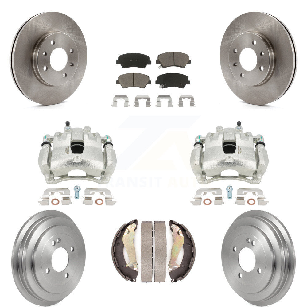 Transit Auto KC8-100813C Disc Brake Kit for 2012-2017 Hyundai Accent - Front and Rear product image