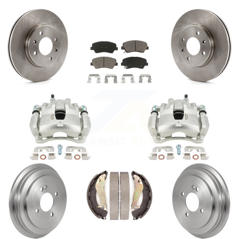 Transit Auto KC8-100813C Disc Brake Kit for 2012-2017 Hyundai Accent - Front and Rear product image