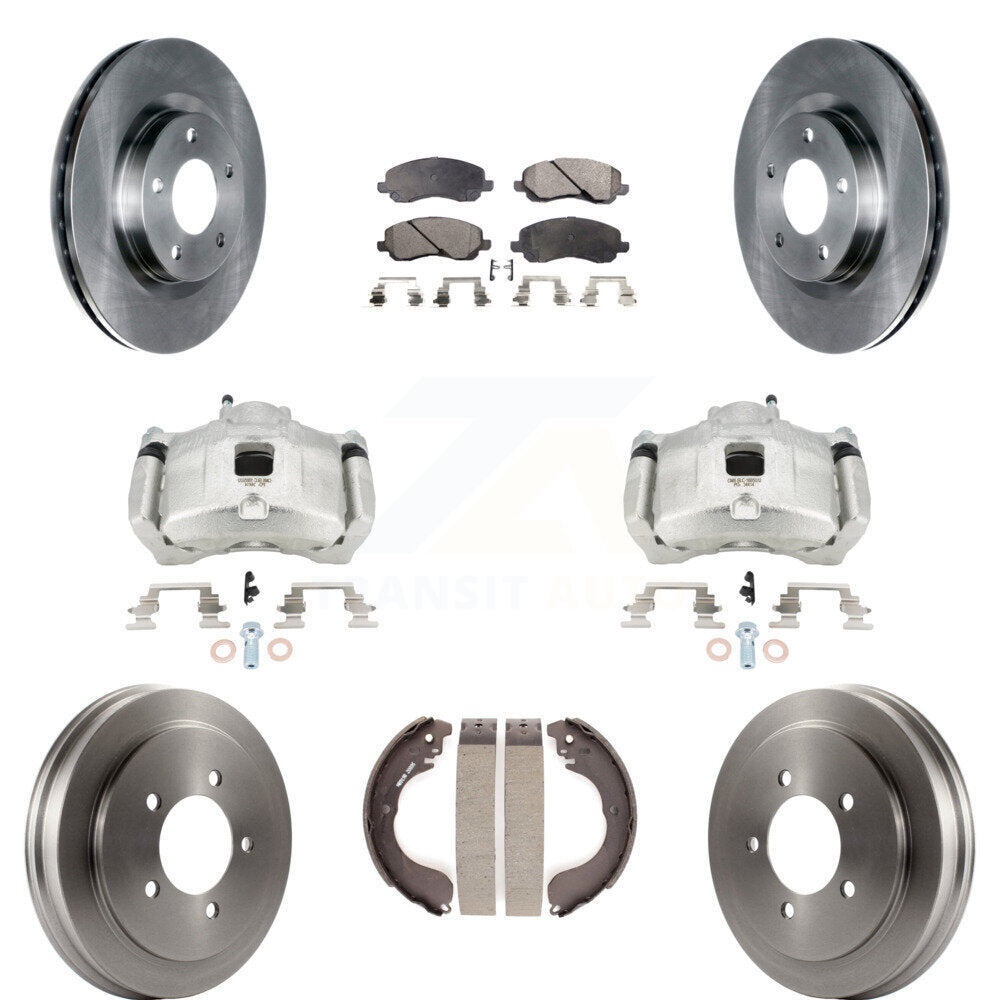 Transit Auto KC8-100813P Disc Brake Kit for 2007-2017 Dodge Caliber, Dodge Avenger, Jeep Compass & more - Front and Rear product image