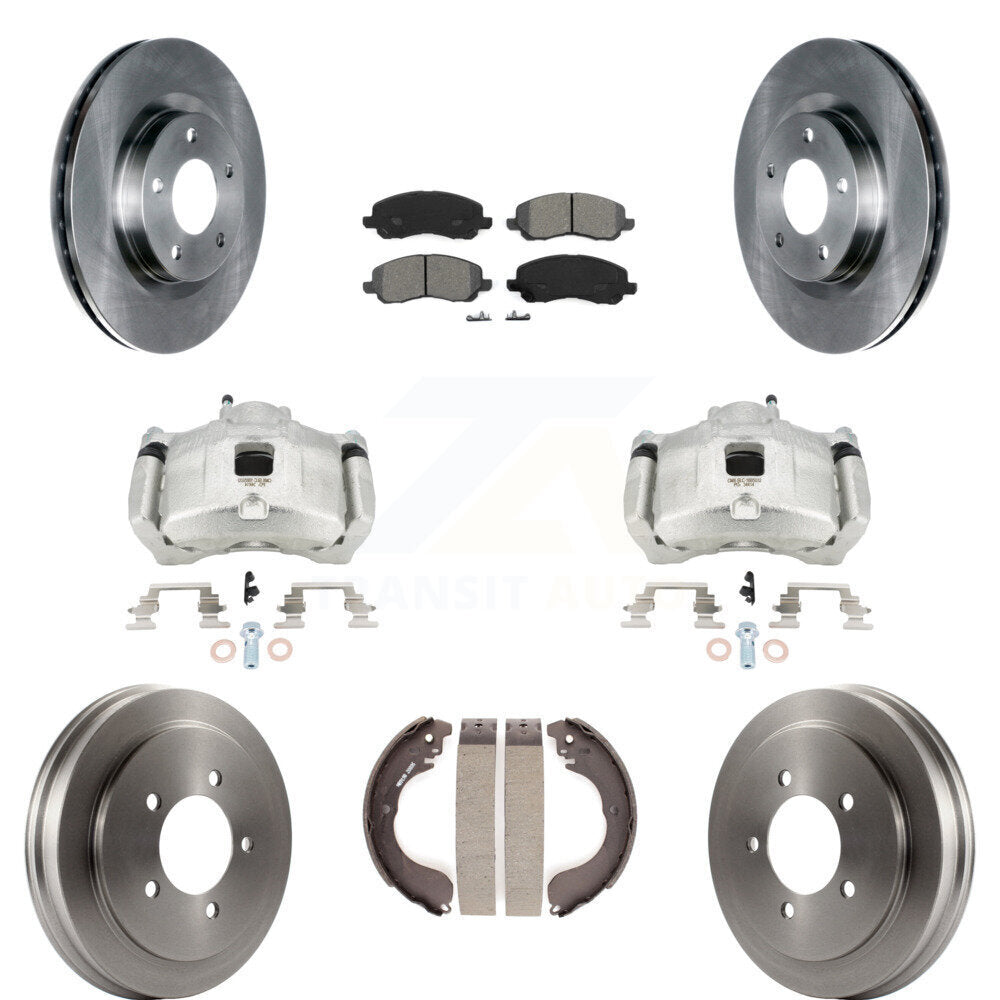 Transit Auto KC8-100813S Disc Brake Kit for 2007-2017 Dodge Caliber, Dodge Avenger, Jeep Compass & more - Front and Rear product image