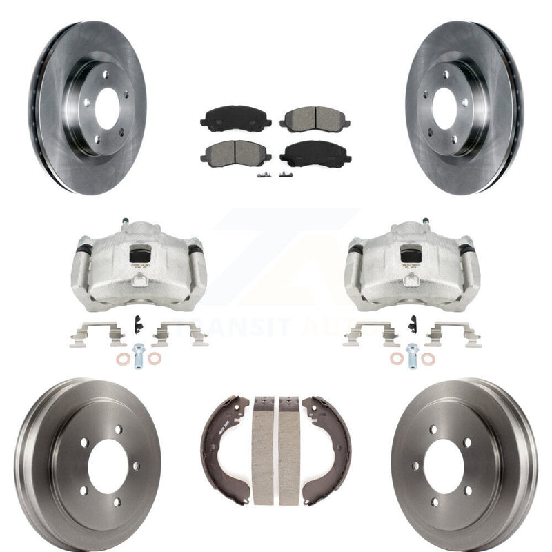 Transit Auto KC8-100813S Disc Brake Kit for 2007-2017 Dodge Caliber, Dodge Avenger, Jeep Compass & more - Front and Rear product image