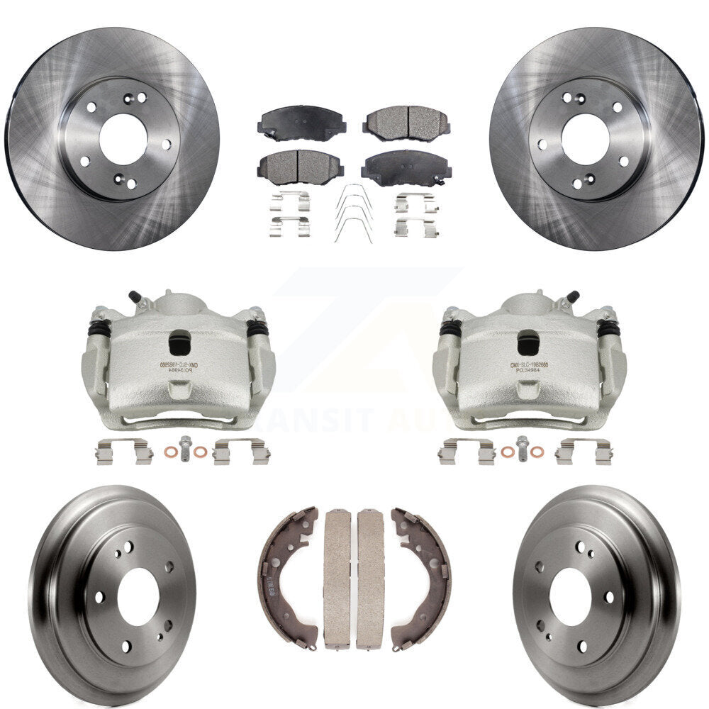 Transit Auto KC8-100813T Disc Brake Kit for 2014-2015 Honda Civic - Front and Rear product image