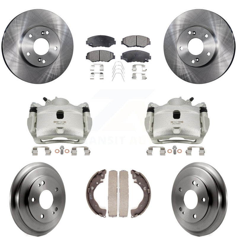 Transit Auto KC8-100813T Disc Brake Kit for 2014-2015 Honda Civic - Front and Rear product image