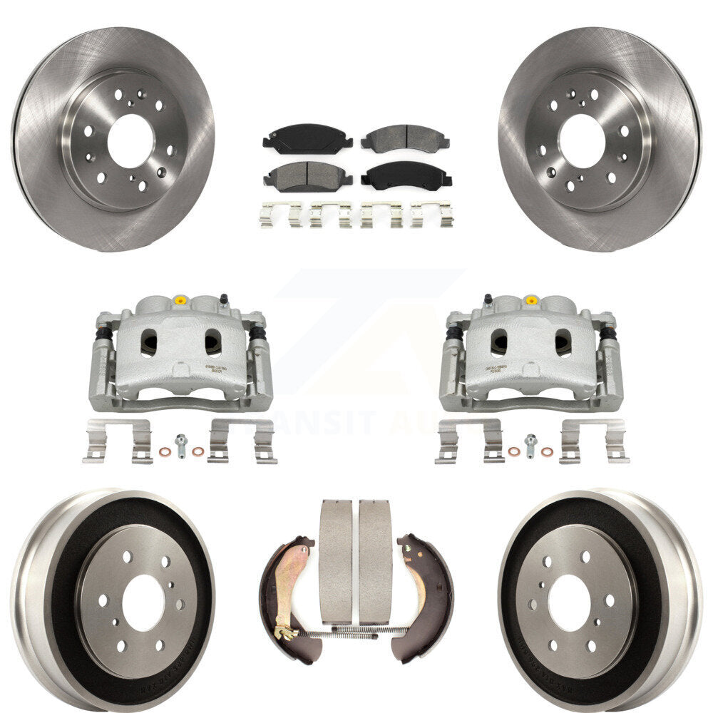 Transit Auto KC8-100815S Disc Brake Kit for 2005-2007 Chevrolet Silverado 1500 Classic, GMC Sierra 1500 Classic, Chevrolet Silverado 1500 & more - Front and Rear product image