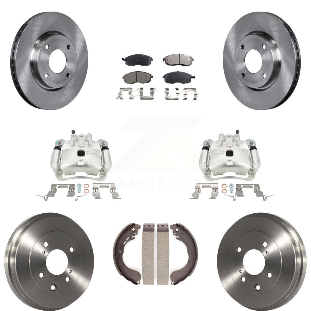 Transit Auto KC8-100815T Disc Brake Kit for 2007-2014 Nissan Cube, Nissan Versa - Front and Rear product image