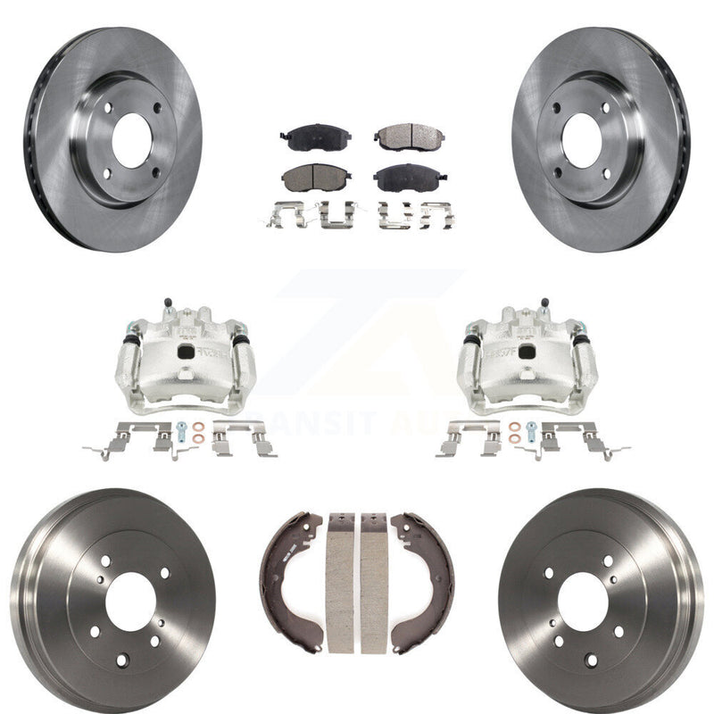 Transit Auto KC8-100815T Disc Brake Kit for 2007-2014 Nissan Cube, Nissan Versa - Front and Rear product image