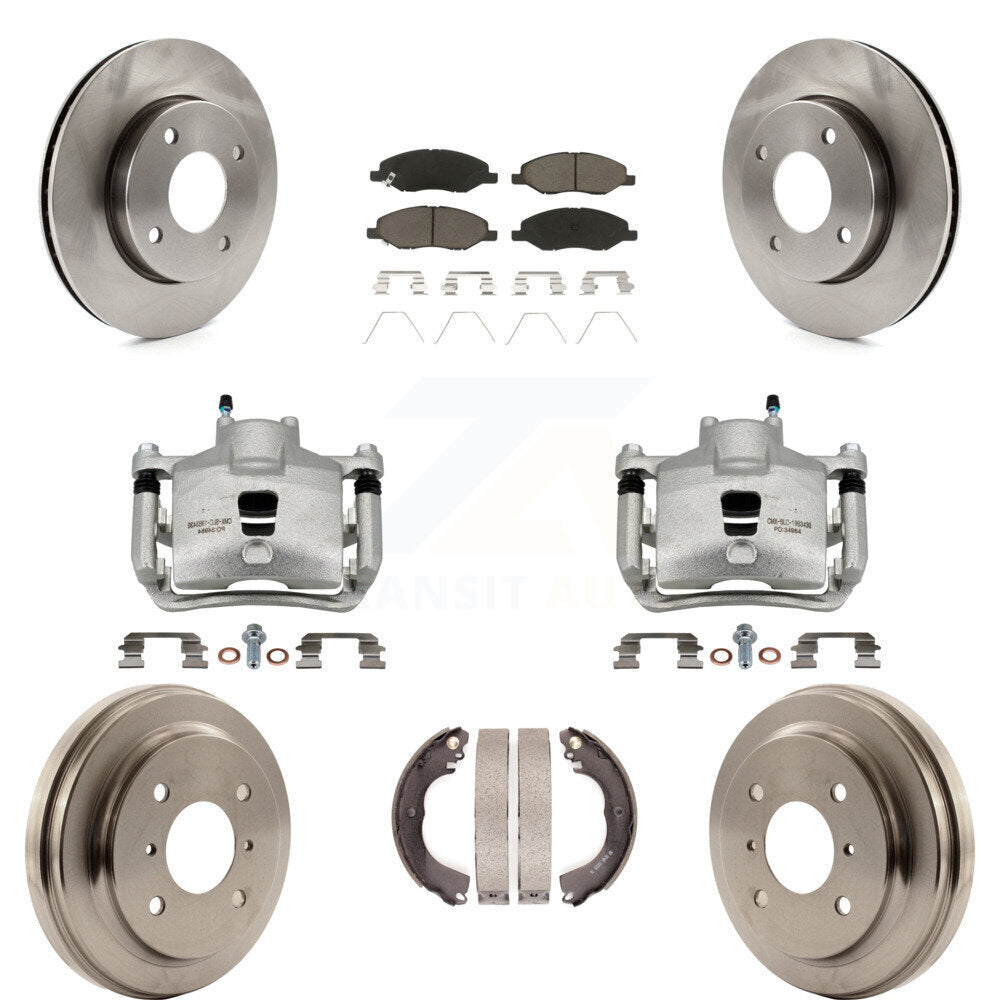 Transit Auto KC8-100816C Disc Brake Kit for 2009-2011 Nissan Versa - Front and Rear product image