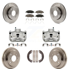 Transit Auto KC8-100816C Disc Brake Kit for 2009-2011 Nissan Versa - Front and Rear product image