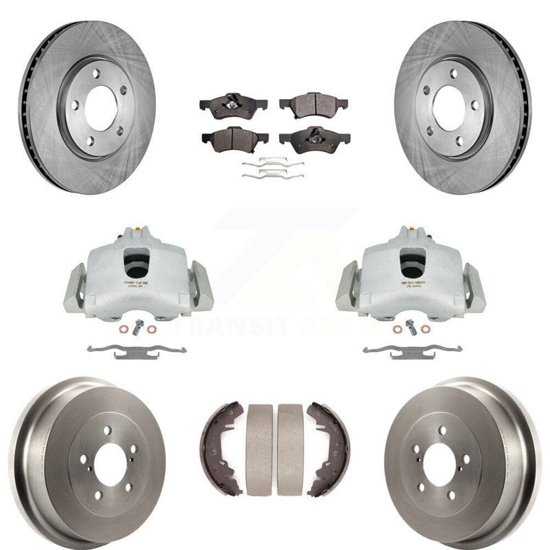 Transit Auto KC8-100816P Disc Brake Kit for 2001-2007 Chrysler Town & Country, Dodge Caravan, Dodge Grand Caravan - Front and Rear product image