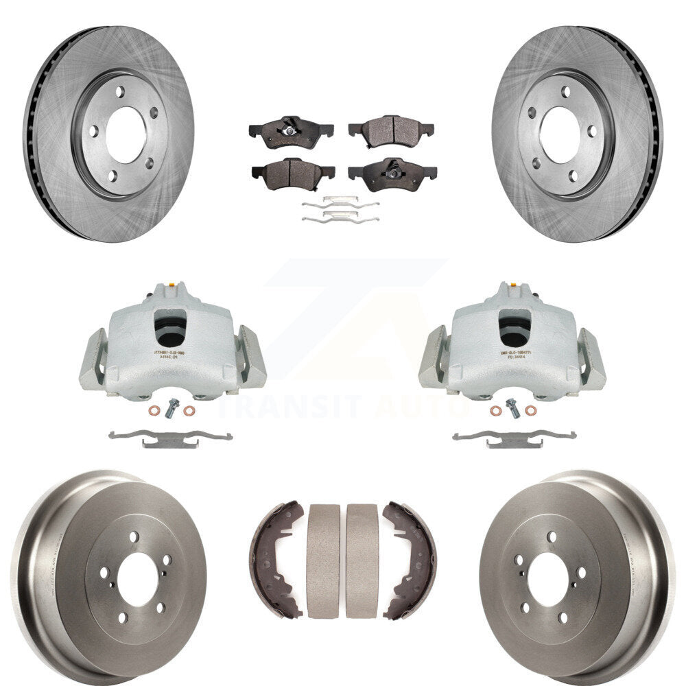 Transit Auto KC8-100816T Disc Brake Kit for 2001-2007 Chrysler Town & Country, Dodge Caravan, Dodge Grand Caravan - Front and Rear product image