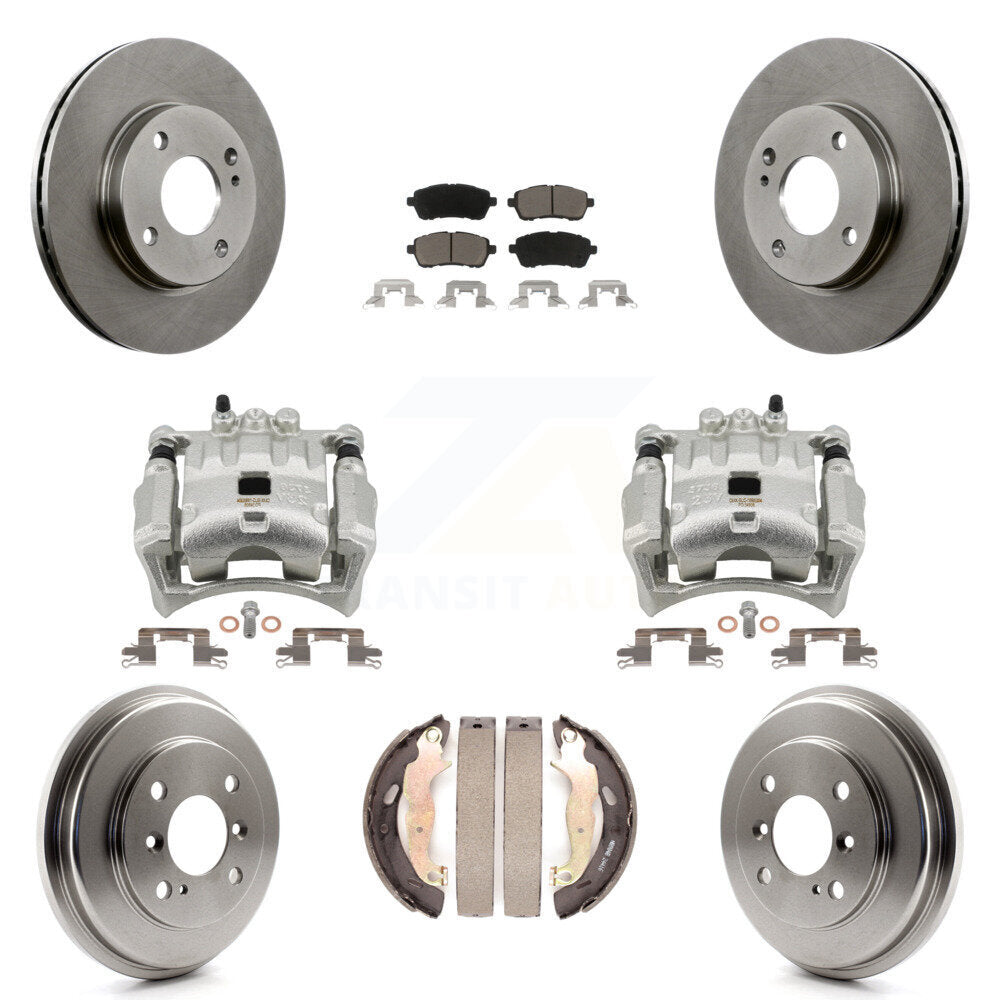 Transit Auto KC8-100817C Disc Brake Kit for 2011-2019 Ford Fiesta - Front and Rear product image
