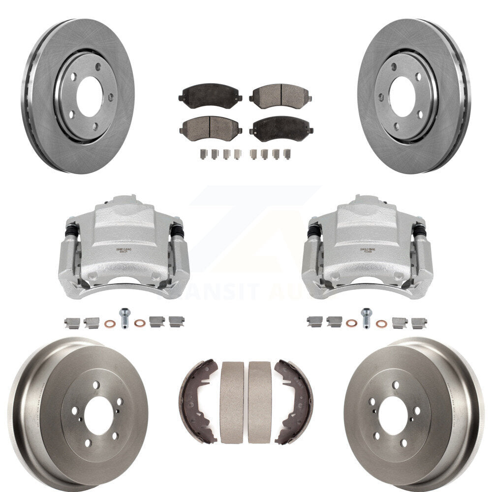 Transit Auto KC8-100817T Disc Brake Kit for 2004-2007 Chrysler Town & Country, Dodge Caravan, Dodge Grand Caravan - Front and Rear product image
