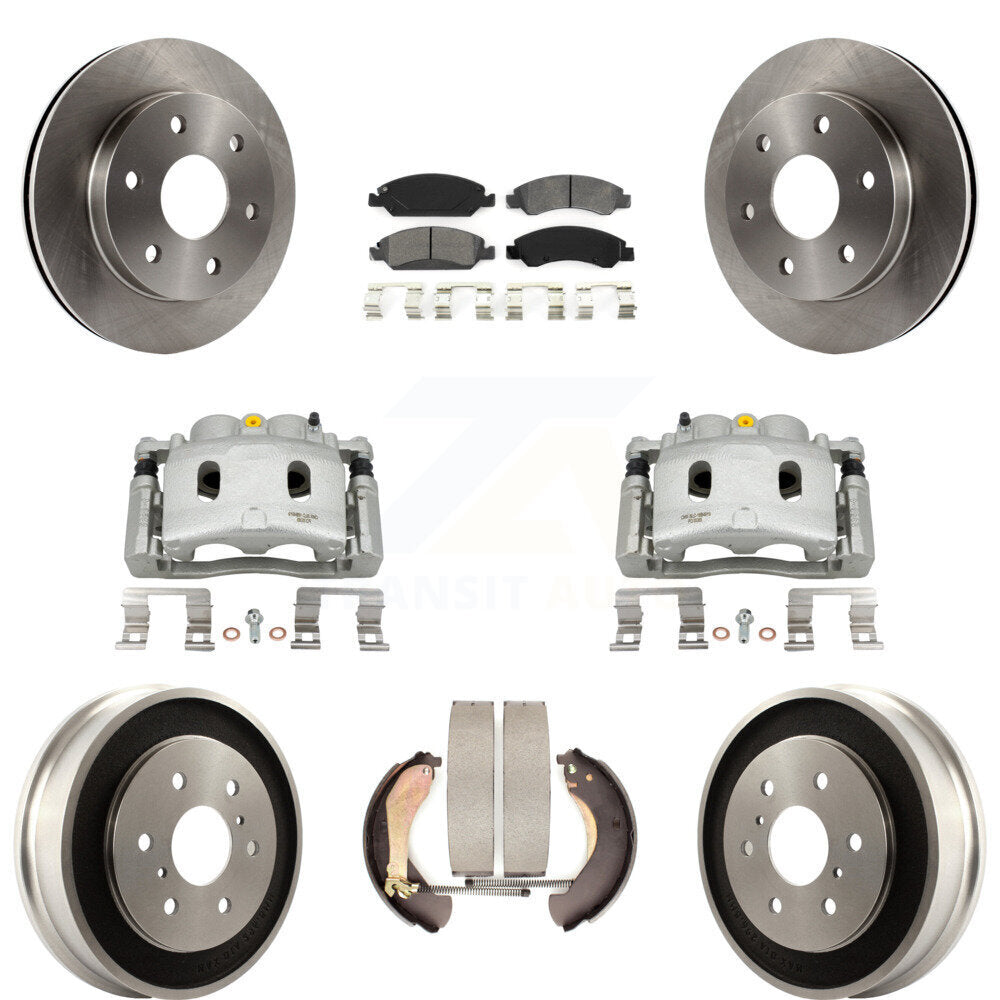 Transit Auto KC8-100818S Disc Brake Kit for 2007 GMC Sierra 1500 - Front and Rear product image