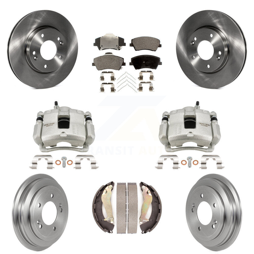 Transit Auto KC8-100820P Disc Brake Kit for 2017-2020 Hyundai Elantra - Front and Rear product image