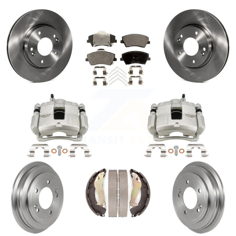 Transit Auto KC8-100820P Disc Brake Kit for 2017-2020 Hyundai Elantra - Front and Rear product image