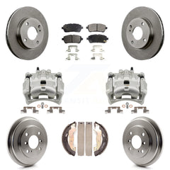 Transit Auto KC8-100820T Disc Brake Kit for 2011-2019 Ford Fiesta - Front and Rear product image