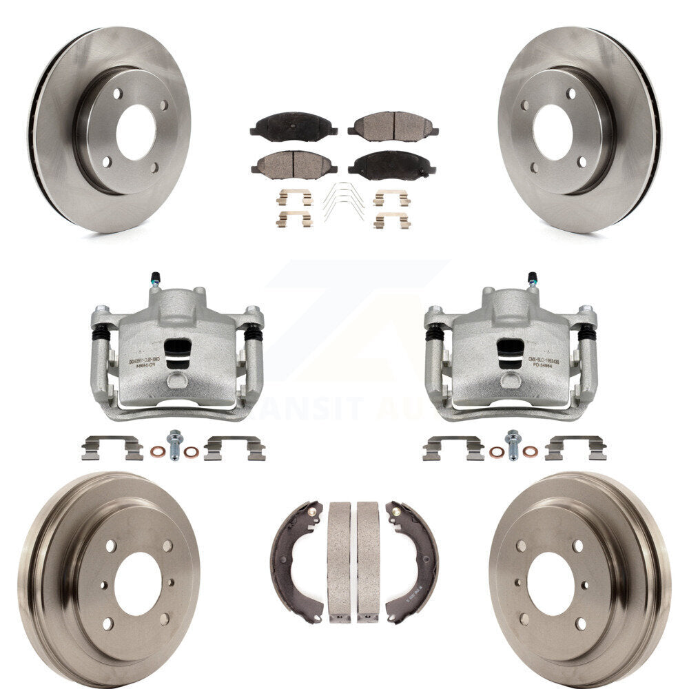 Transit Auto KC8-100821P Disc Brake Kit for 2009-2011 Nissan Versa - Front and Rear product image