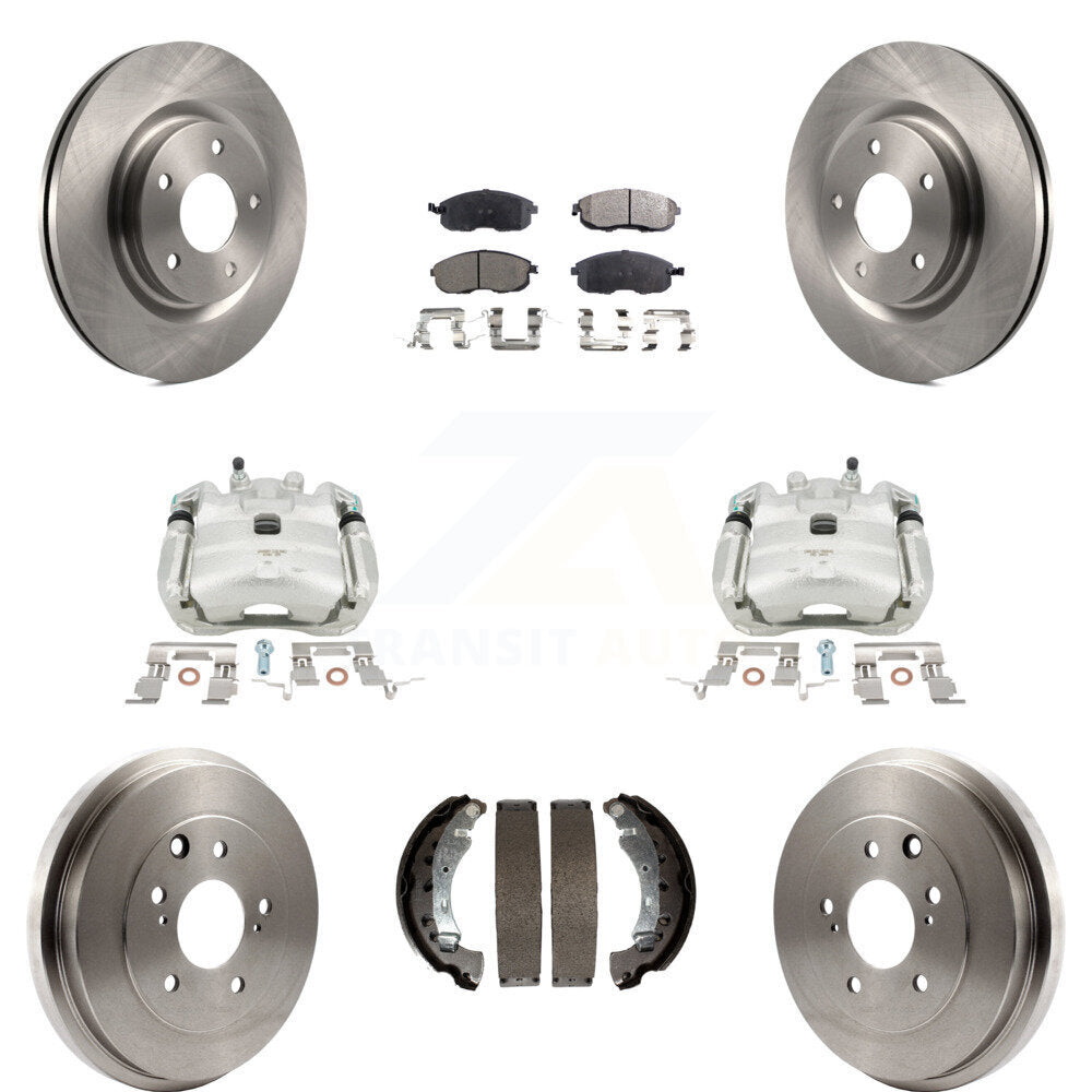 Transit Auto KC8-100821T Disc Brake Kit for 2017-2019 Nissan Sentra - Front and Rear product image