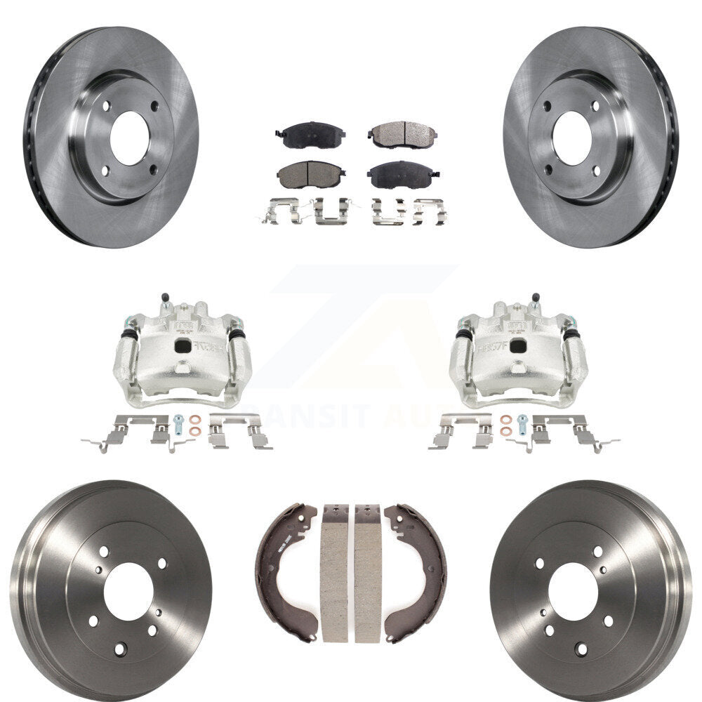 Transit Auto KC8-100822P Disc Brake Kit for 2007-2014 Nissan Cube, Nissan Versa - Front and Rear product image
