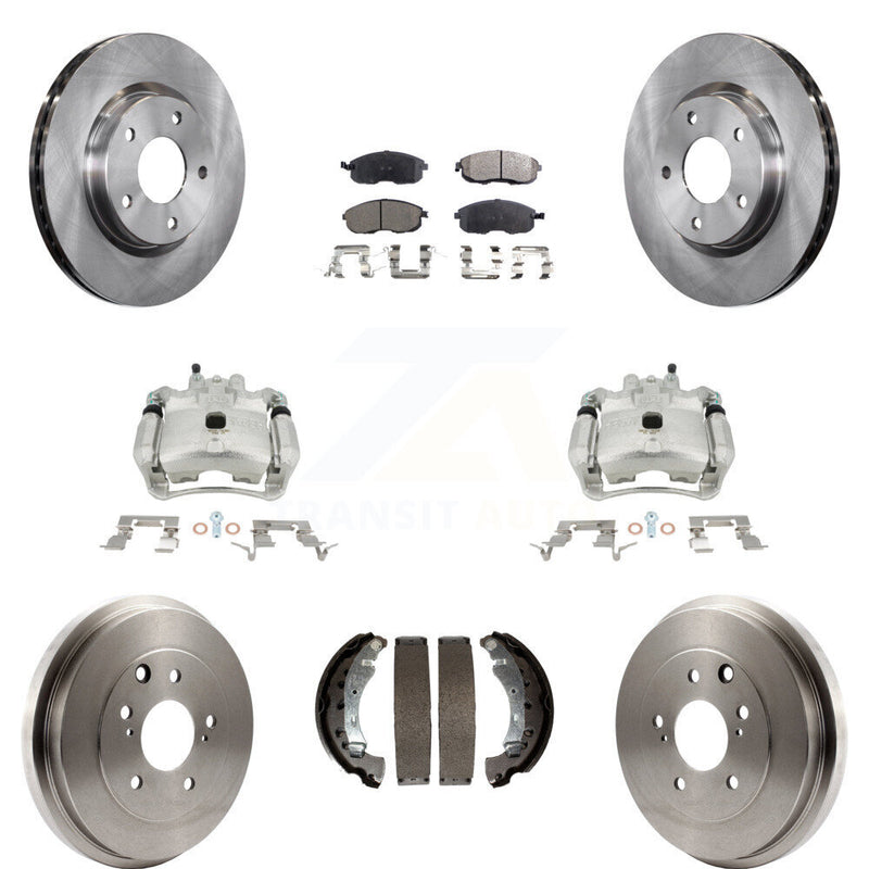 Transit Auto KC8-100822T Disc Brake Kit for 2013-2019 Nissan Sentra - Front and Rear product image