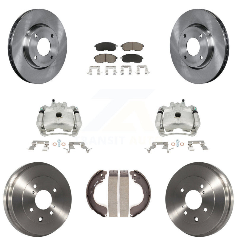 Transit Auto KC8-100823C Disc Brake Kit for 2007-2012 Nissan Sentra - Front and Rear product image