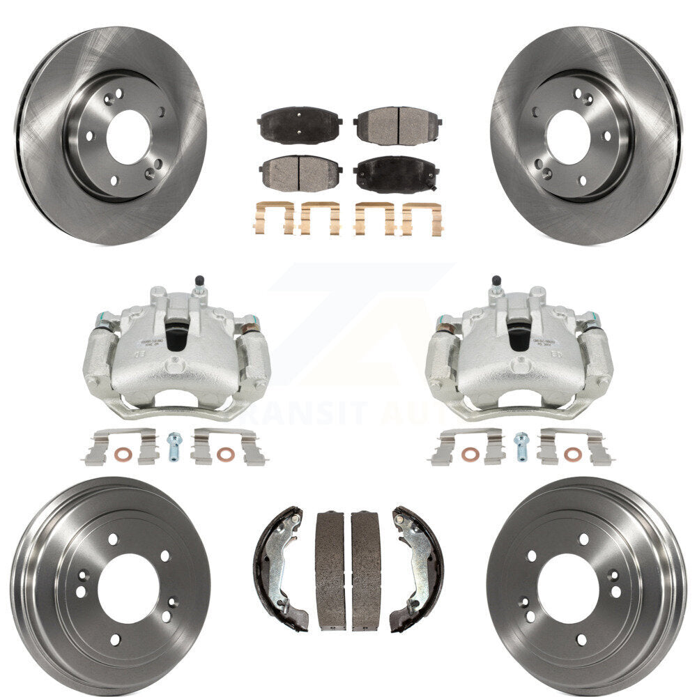 Transit Auto KC8-100823P Disc Brake Kit for 2009-2010 Hyundai Elantra - Front and Rear product image