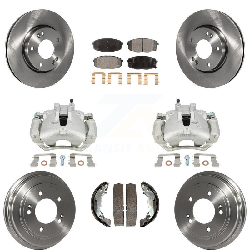Transit Auto KC8-100823P Disc Brake Kit for 2009-2010 Hyundai Elantra - Front and Rear product image