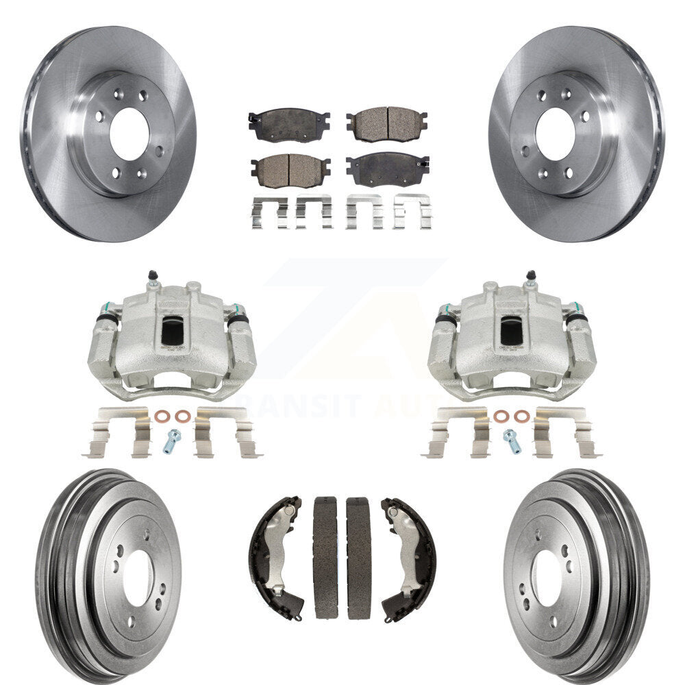 Transit Auto KC8-100823T Disc Brake Kit for 2006-2011 Hyundai Accent, Kia Rio, Kia Rio5 - Front and Rear product image