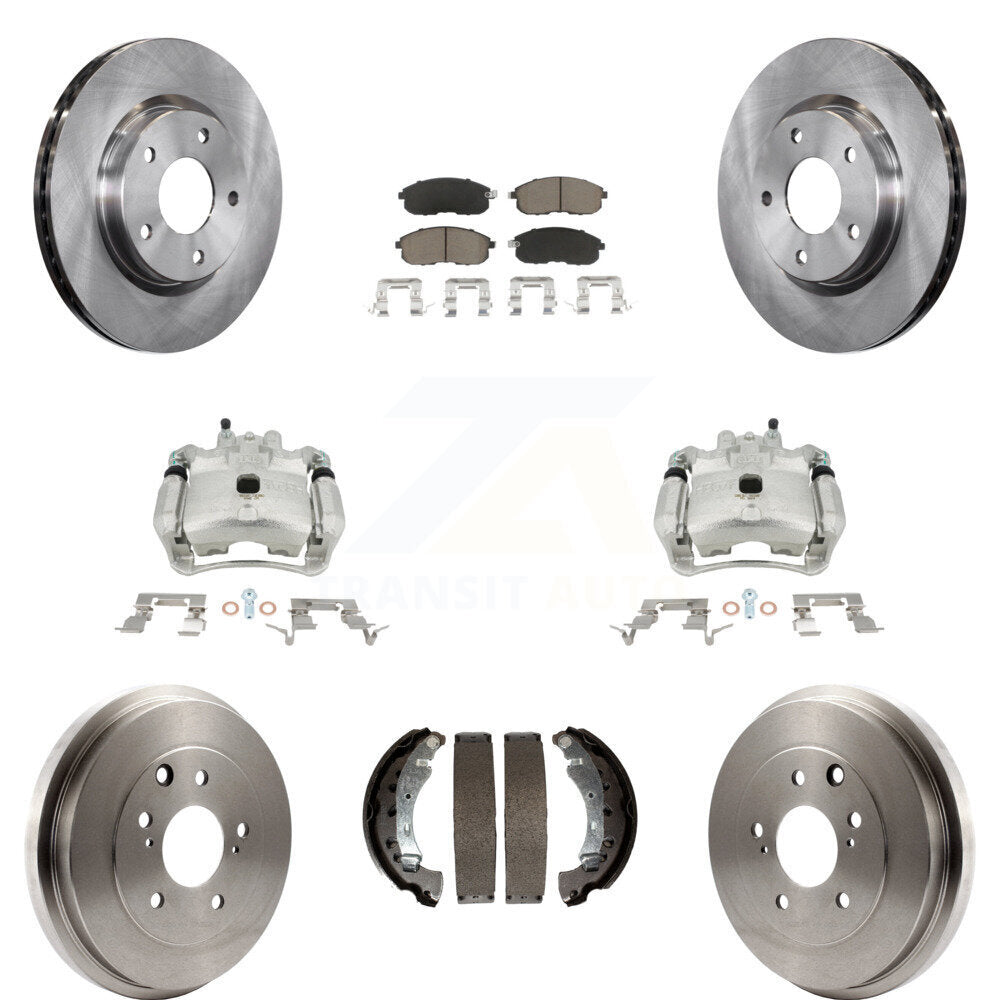 Transit Auto KC8-100824C Disc Brake Kit for 2013-2019 Nissan Sentra - Front and Rear product image