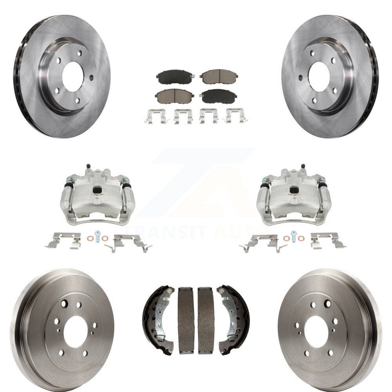 Transit Auto KC8-100824C Disc Brake Kit for 2013-2019 Nissan Sentra - Front and Rear product image
