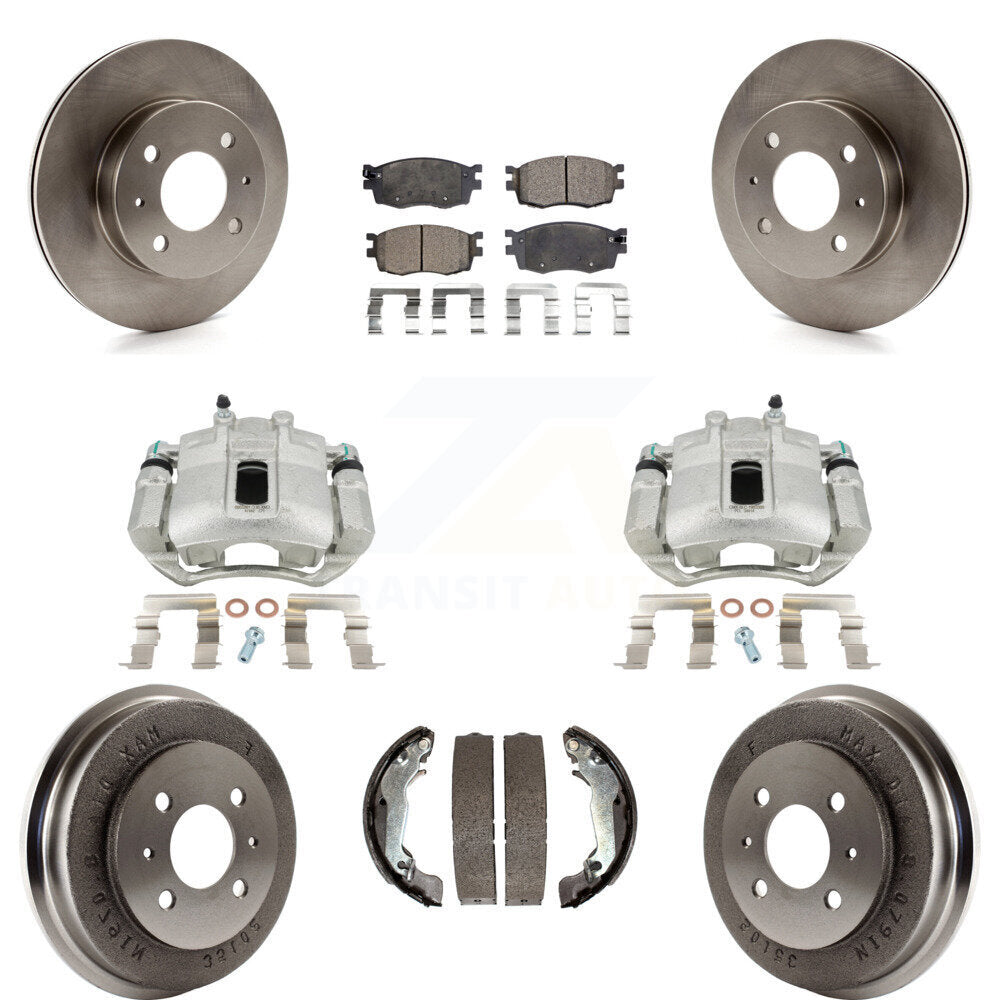Transit Auto KC8-100824T Disc Brake Kit for 2006 Hyundai Accent - Front and Rear product image