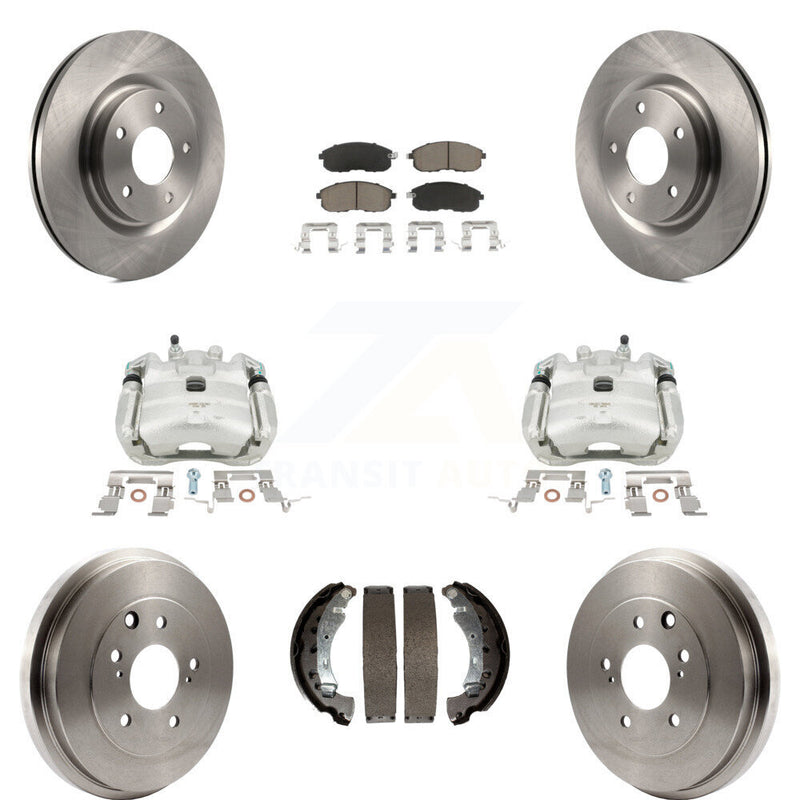 Transit Auto KC8-100825C Disc Brake Kit for 2017-2019 Nissan Sentra - Front and Rear product image