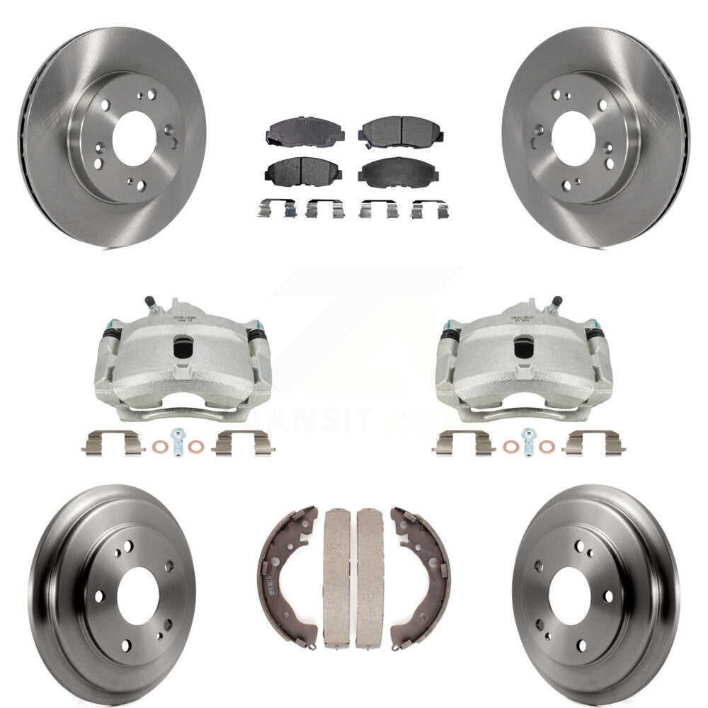Transit Auto KC8-100826P Disc Brake Kit for 2006-2011 Honda Civic - Front and Rear product image