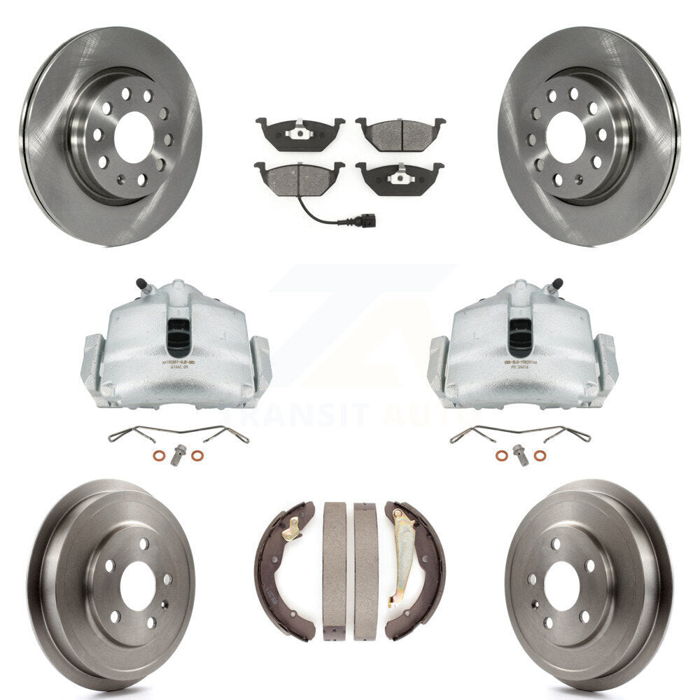 Transit Auto KC8-100826S Disc Brake Kit for 2011-2012 Volkswagen Jetta - Front and Rear product image
