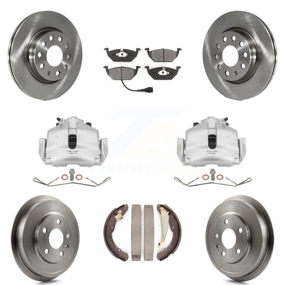 Transit Auto KC8-100828S Disc Brake Kit for 2011-2012 Volkswagen Jetta - Front and Rear product image