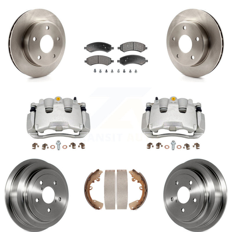 Transit Auto KC8-100828T Disc Brake Kit for 2009-2011 Ram Dakota, Dodge Dakota - Front and Rear product image