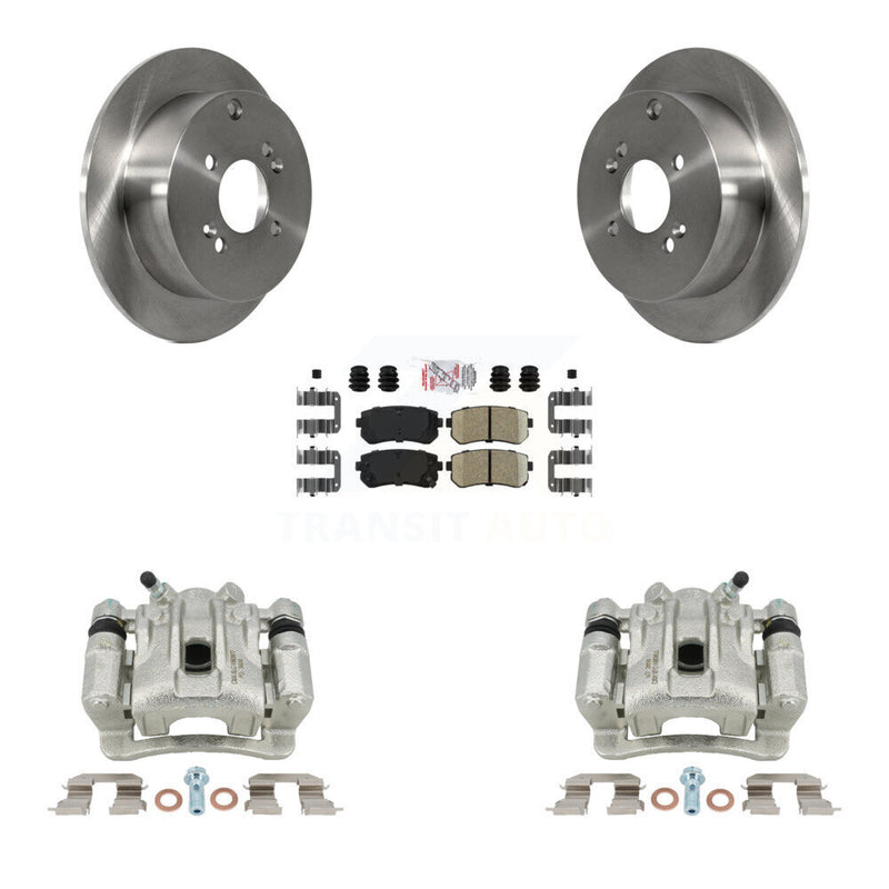 Transit Auto KC8-100829N Disc Brake Kit for 2006-2007 Hyundai Accent, Kia Rio, Kia Rio5 - Rear product image