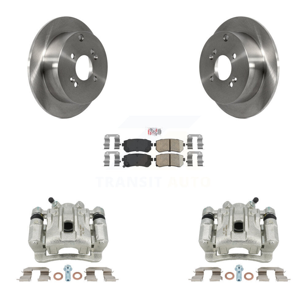 Transit Auto KC8-100830N Disc Brake Kit for 2006-2007 Hyundai Accent, Kia Rio, Kia Rio5 - Rear product image