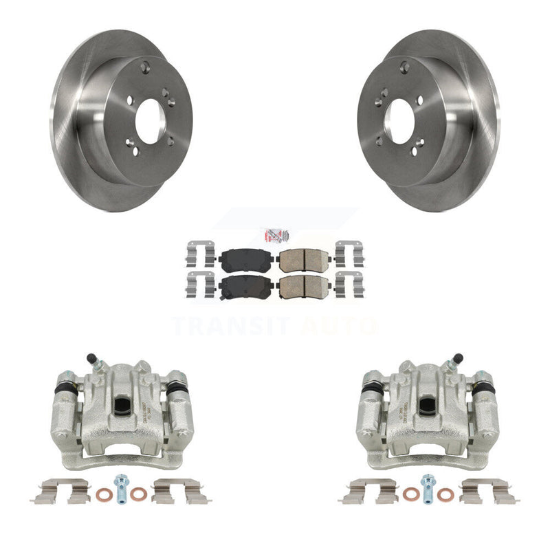 Transit Auto KC8-100830N Disc Brake Kit for 2006-2007 Hyundai Accent, Kia Rio, Kia Rio5 - Rear product image