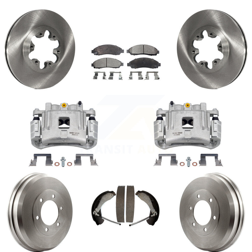 Transit Auto KC8-100830P Disc Brake Kit for 2004-2008 Isuzu i-290, Isuzu i-370, Isuzu i-280 & more - Front and Rear product image