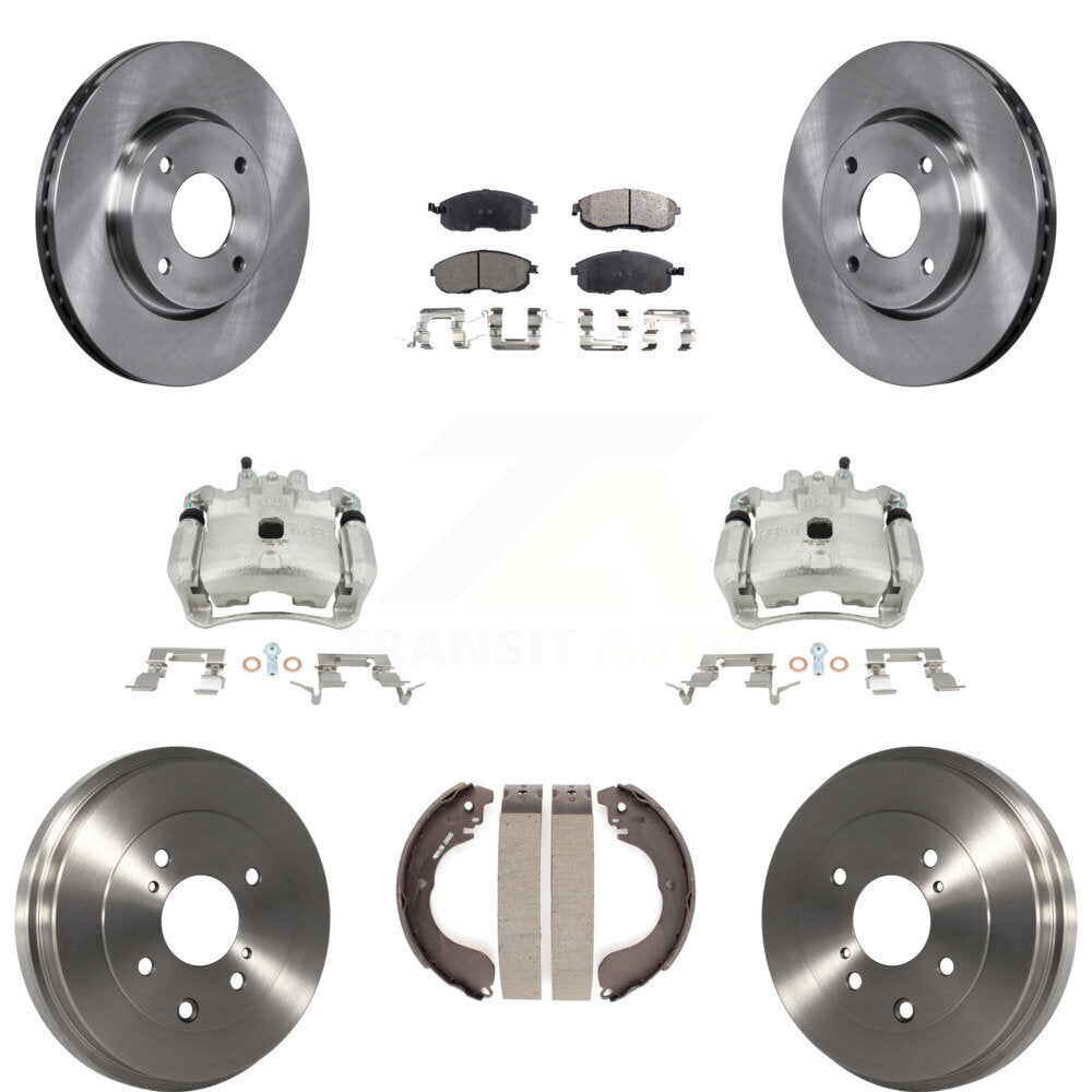 Transit Auto KC8-100831P Disc Brake Kit for 2007-2012 Nissan Sentra - Front and Rear product image