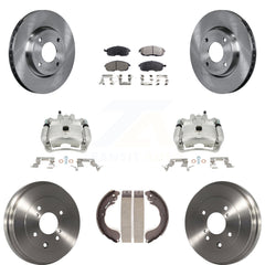 Transit Auto KC8-100831P Disc Brake Kit for 2007-2012 Nissan Sentra - Front and Rear product image