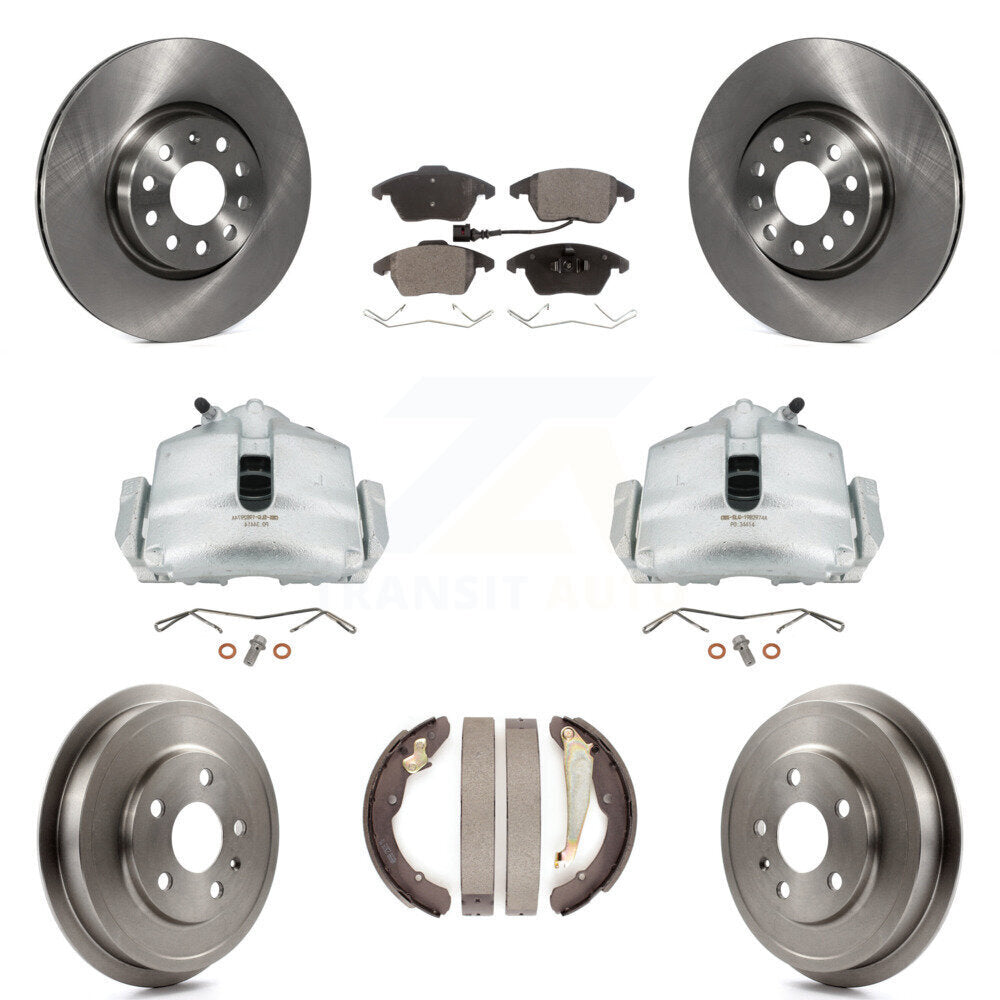 Transit Auto KC8-100835P Disc Brake Kit for 2011-2012 Volkswagen Beetle, Volkswagen Jetta - Front and Rear product image