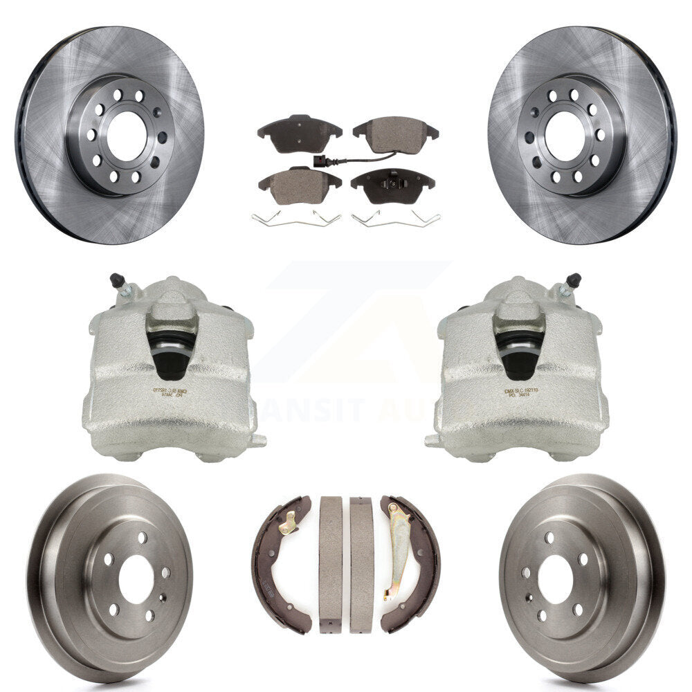 Transit Auto KC8-100837P Disc Brake Kit for 2011-2012 Volkswagen Jetta - Front and Rear product image