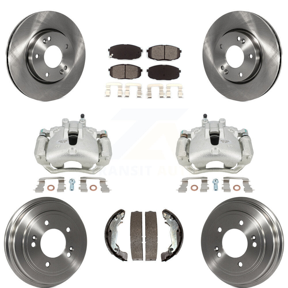 Transit Auto KC8-100837S Disc Brake Kit for 2009-2010 Hyundai Elantra - Front and Rear product image
