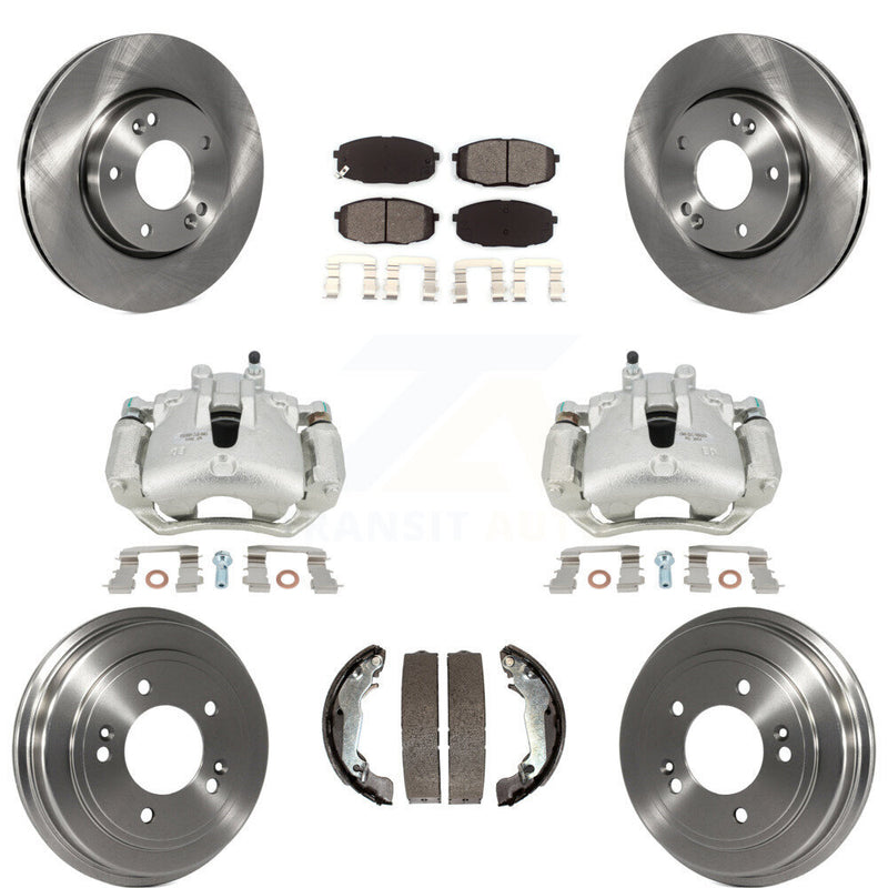 Transit Auto KC8-100837S Disc Brake Kit for 2009-2010 Hyundai Elantra - Front and Rear product image