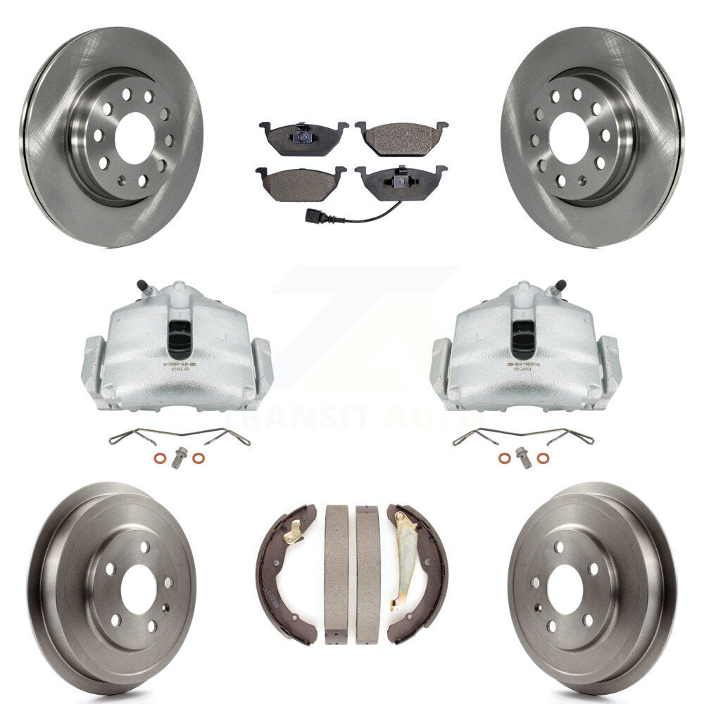 Transit Auto KC8-100838P Disc Brake Kit for 2011-2012 Volkswagen Jetta - Front and Rear product image