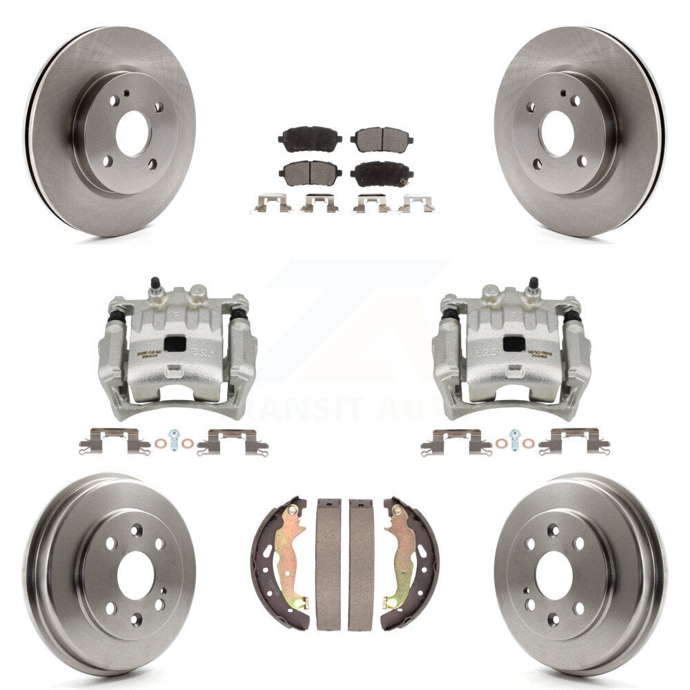 Transit Auto KC8-100838T Disc Brake Kit for 2011-2014 Mazda 2 - Front and Rear product image