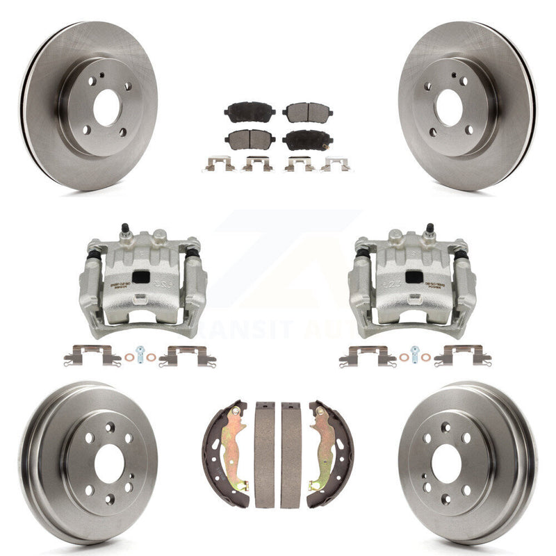 Transit Auto KC8-100838T Disc Brake Kit for 2011-2014 Mazda 2 - Front and Rear product image