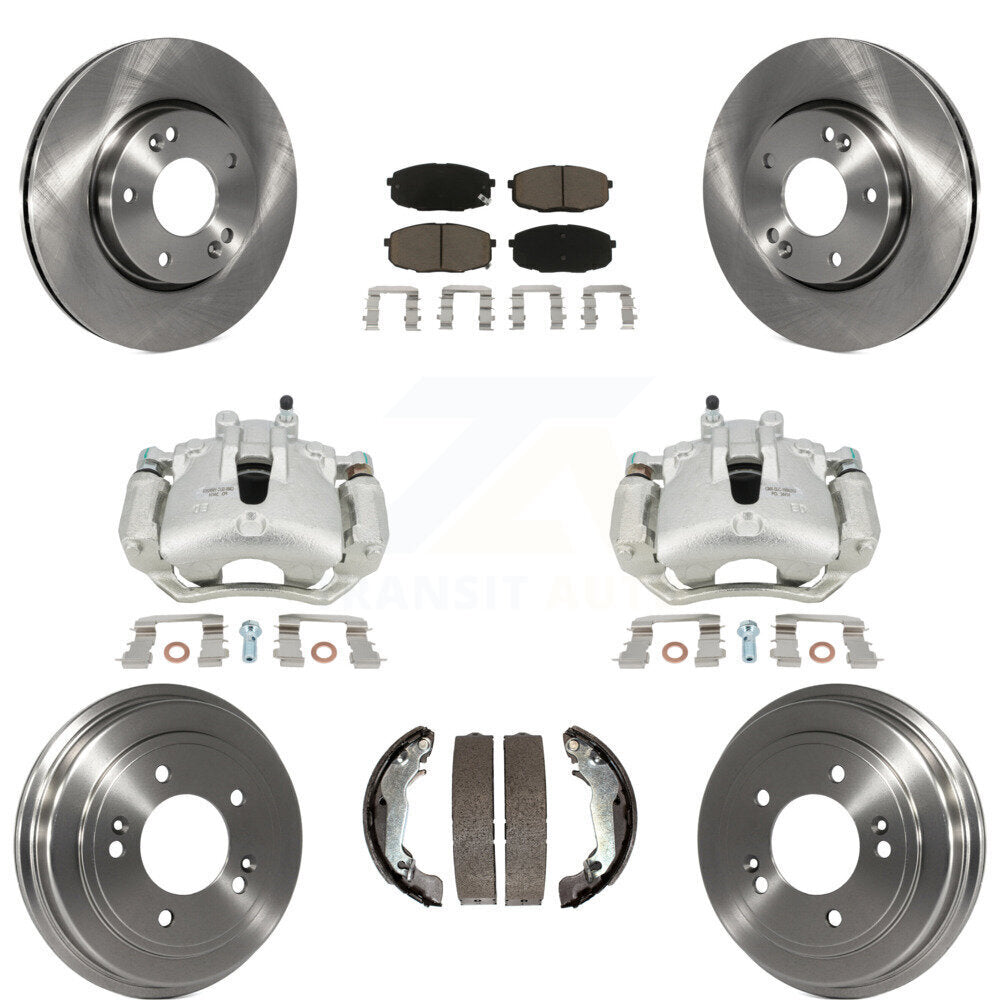 Transit Auto KC8-100839C Disc Brake Kit for 2009-2010 Hyundai Elantra - Front and Rear product image